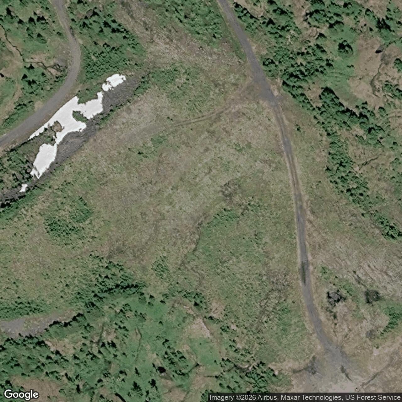 Current Google Satellite Image of Duncan Canal White Alice Radio Relay Station History, Petersburg Alaska