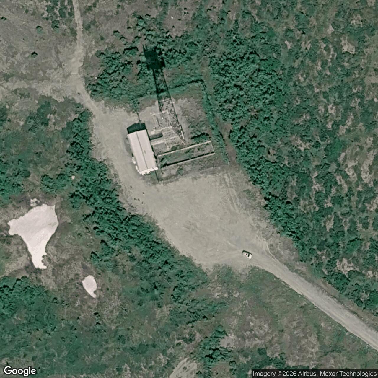 Current Google Satellite Image of McCallum Radio Relay Station, Alaska
