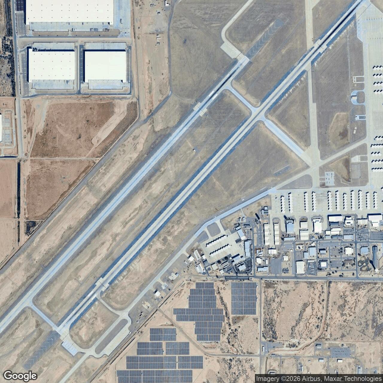 Current Google Satellite Image of Luke Air Force Base, Arizona