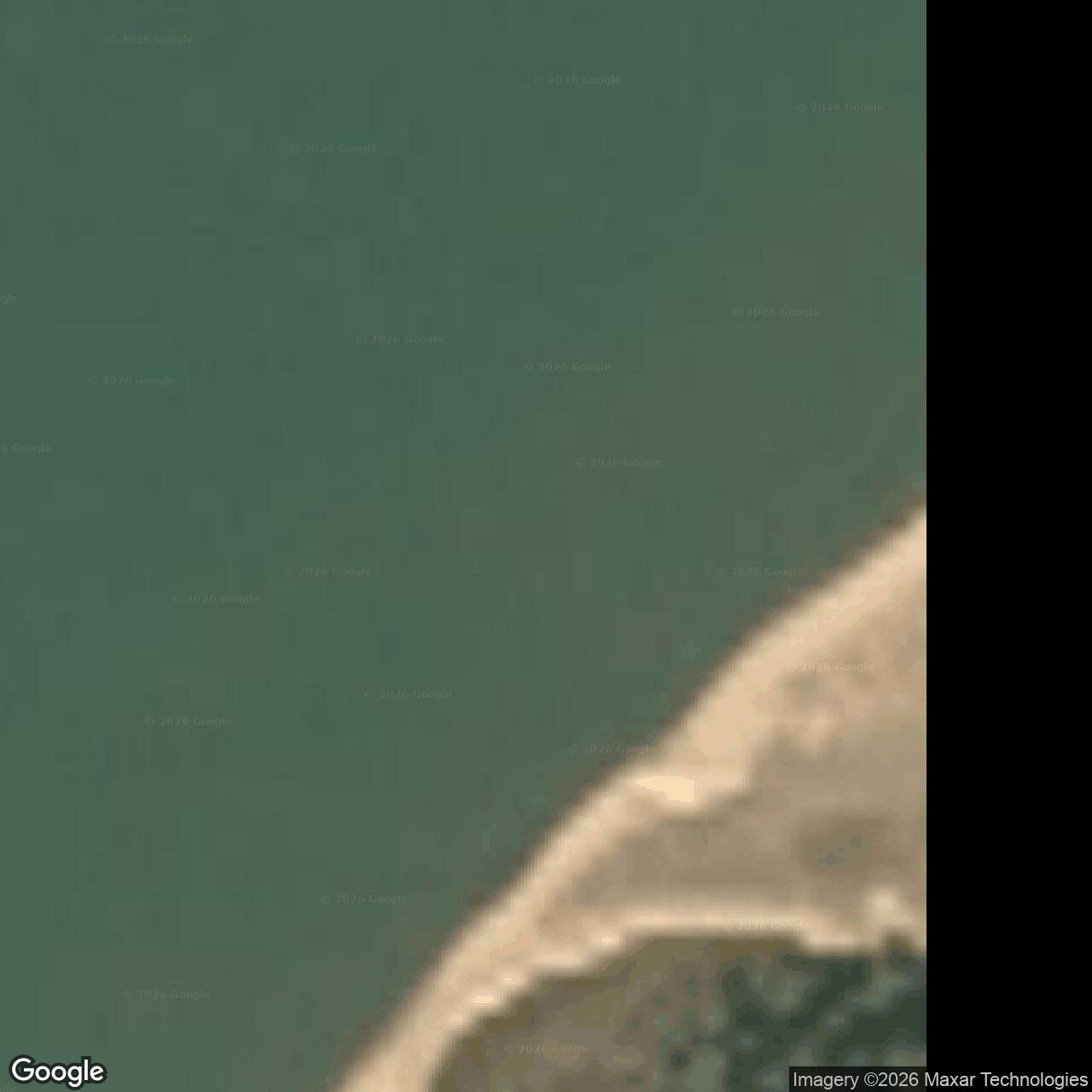 Current Google Satellite Image of Atkinson Point DEW Line Station, 