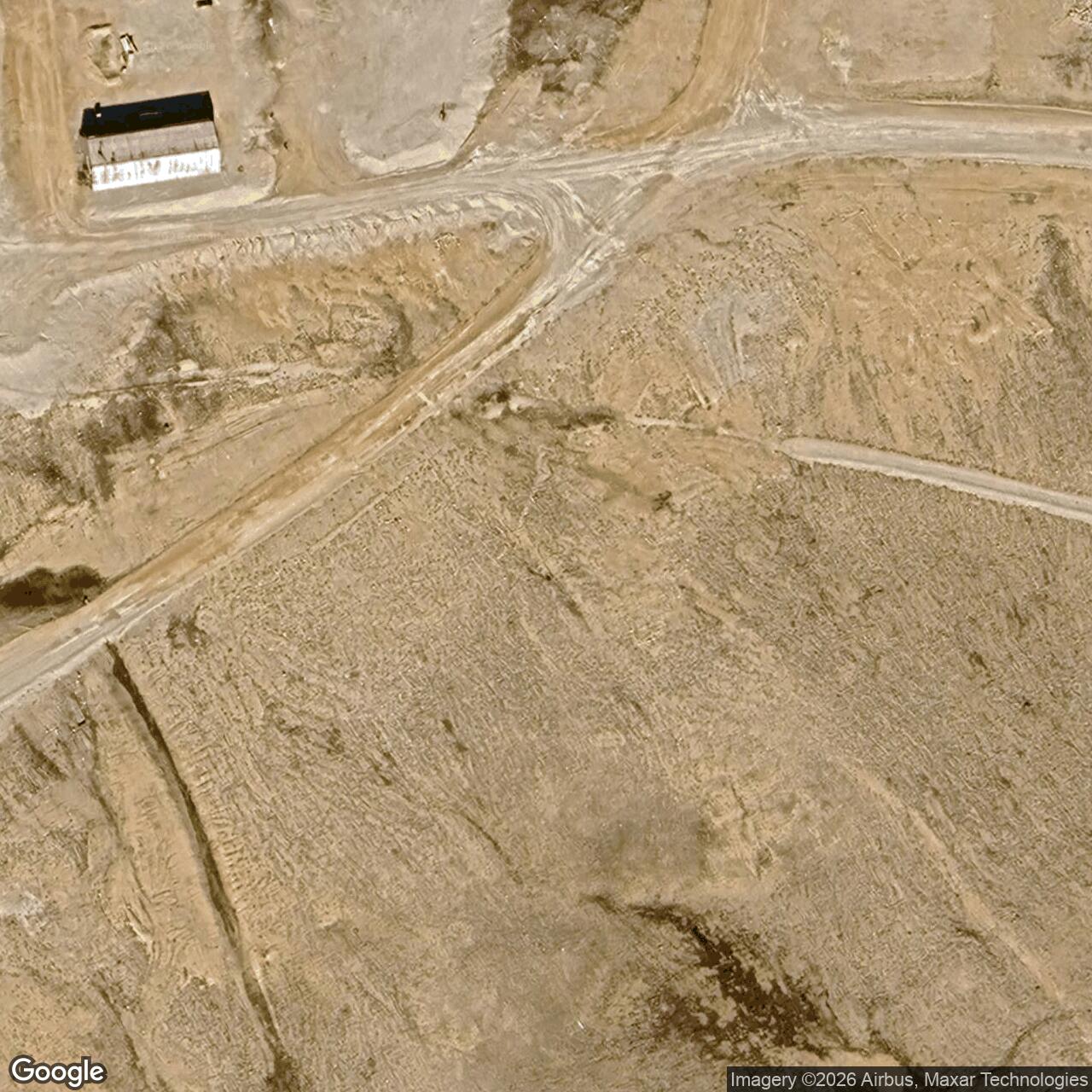 Current Google Satellite Image of Cape Parry DEW Line Station, 