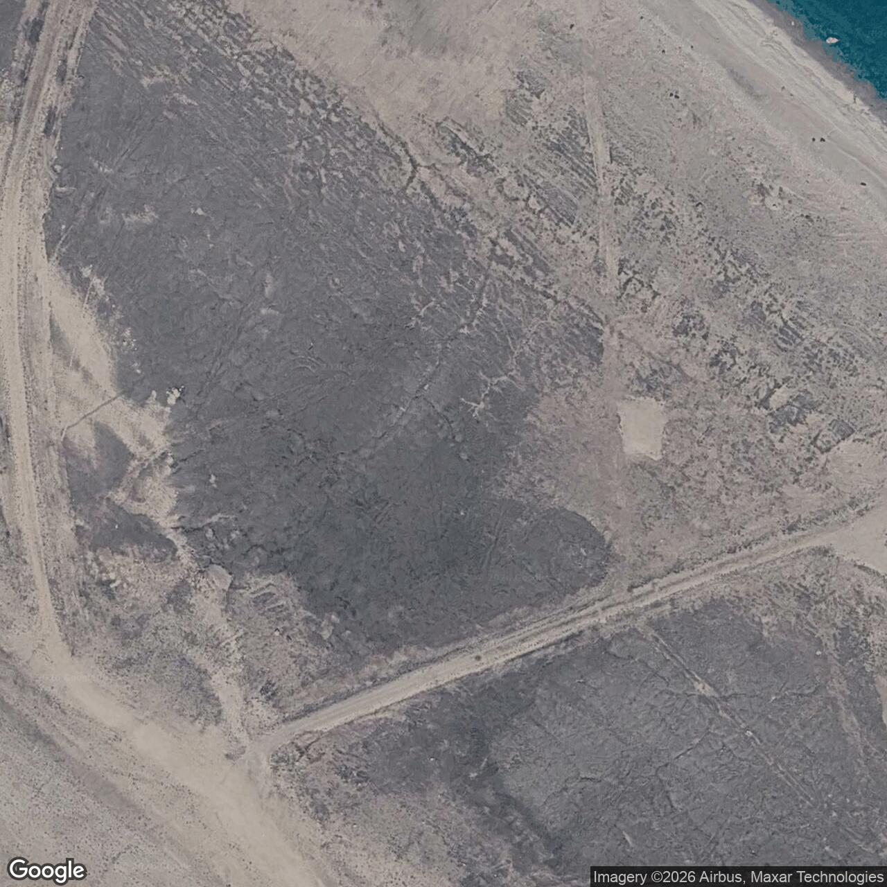 Current Google Satellite Image of Clifton Point DEW Line Station, 
