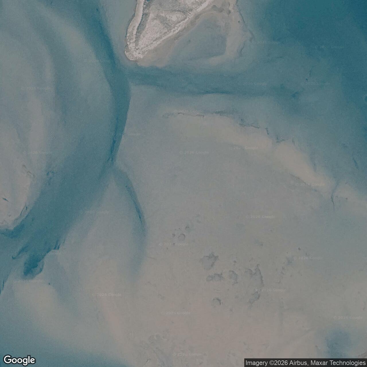 Current Google Satellite Image of Pearce Point DEW Line Station, 