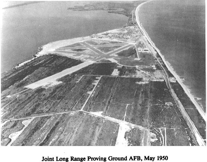 Historic Aerial Photo of Joint Long Range Proving Ground 1950
