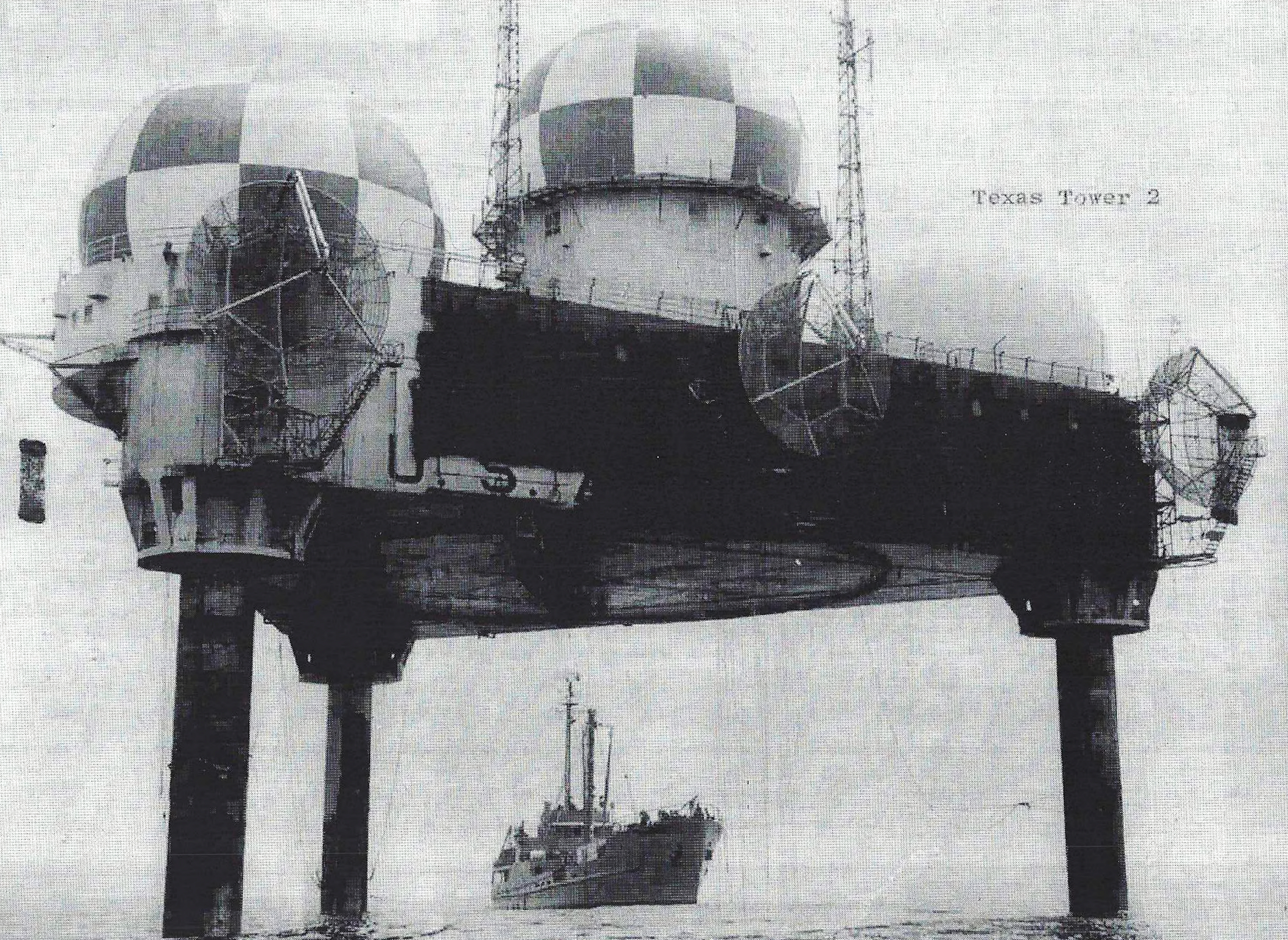 Historic Photo of Texas Tower 2