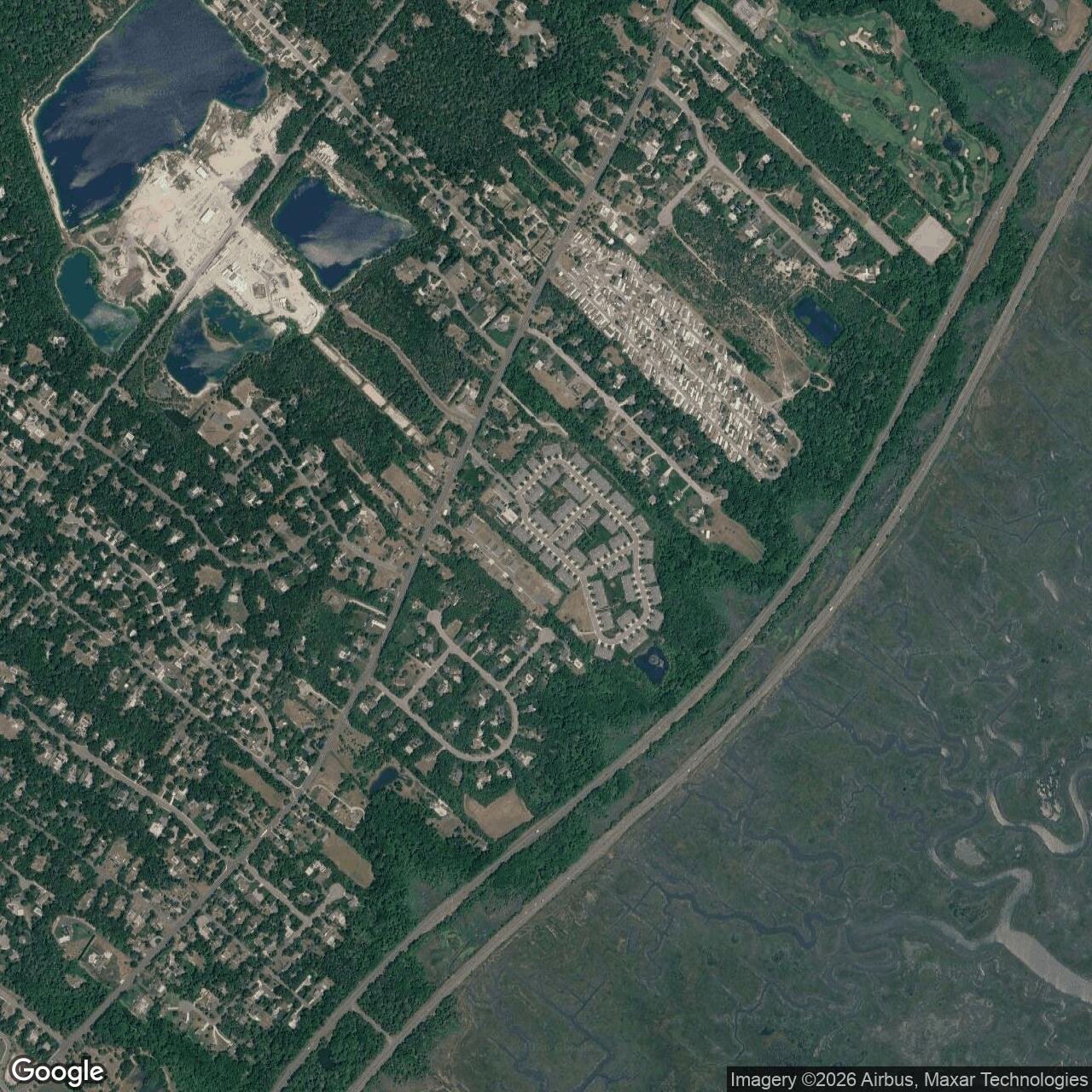 Current Google Satellite Image of Palermo Air Force Station, New Jersey