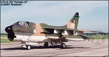 LTV A-7D 'Corsair II" at the United States Air Force Museum