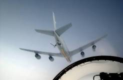 Bottom view of a KC-135 Aircraft