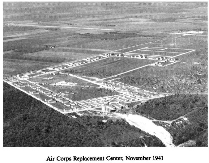 Historic Aerial Photo of the Air Corps Replacement Center 1941