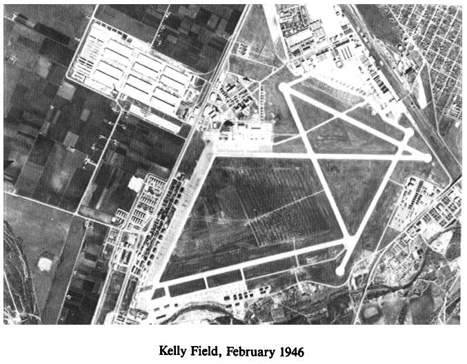 Historic Aerial Photo of Kelly Field 1946