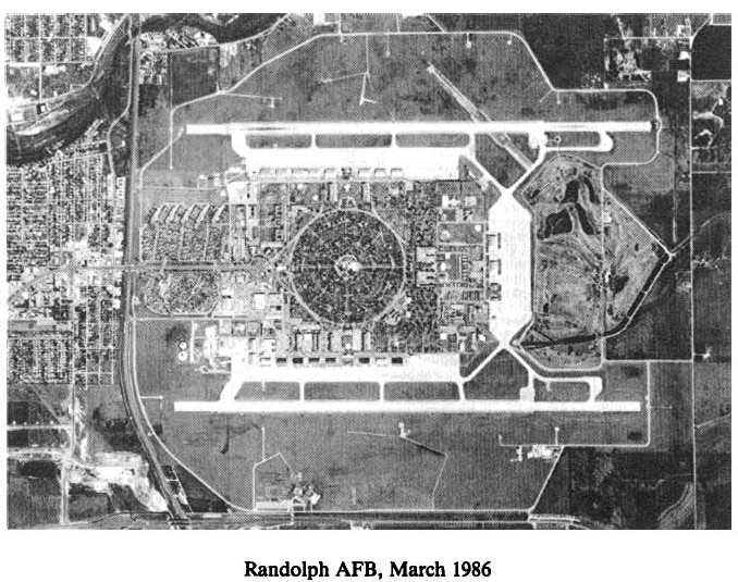 Historic Aerial Photo of Randolph Air Force Base 1986