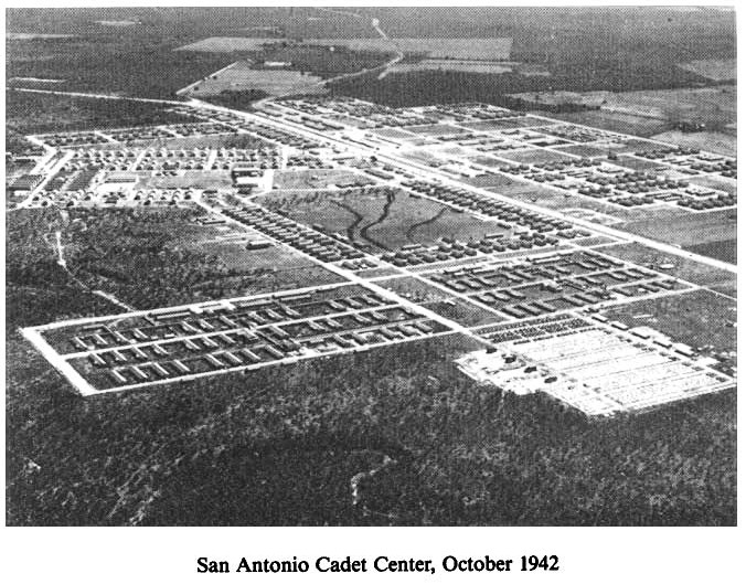 Historic Aerial Photo of San Antonio Cadet Center 1942