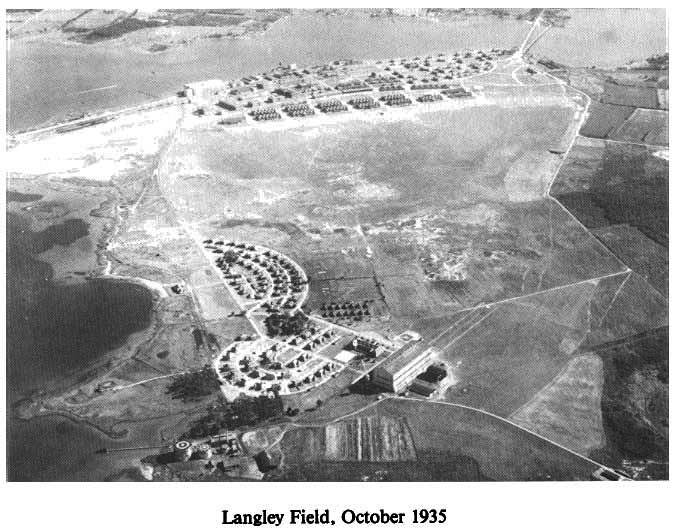 Historic Aerial Photo of Langley Field 1935