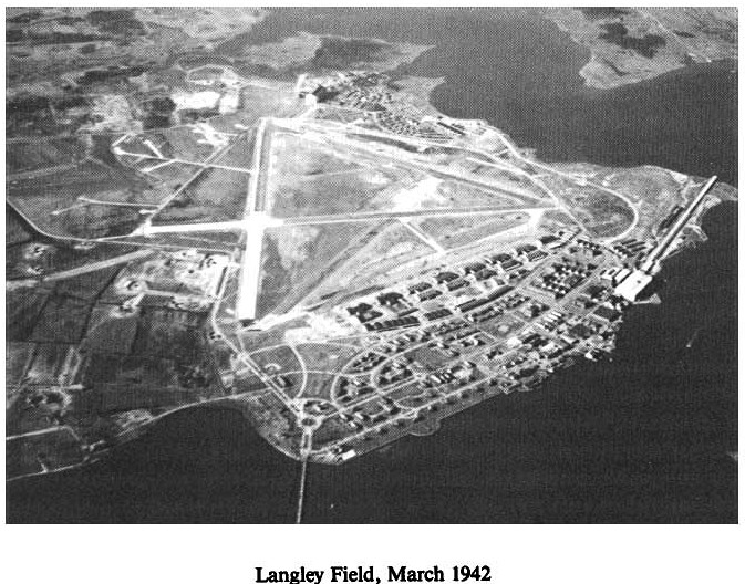 Historic Aerial Photo of Langley Field 1942