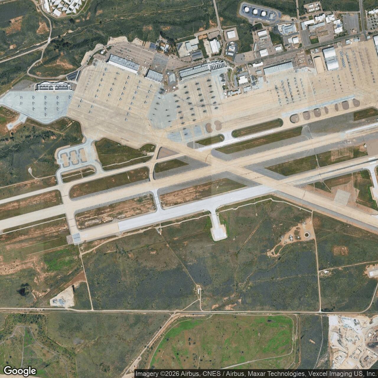 Current Google Satellite Image of Camp Kearny, California