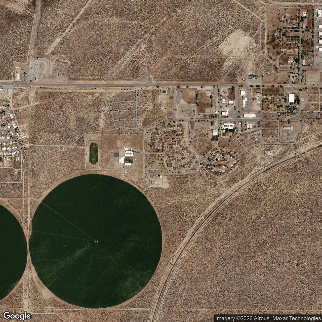 Current Google Satellite Image of Sierra Army Depot, California