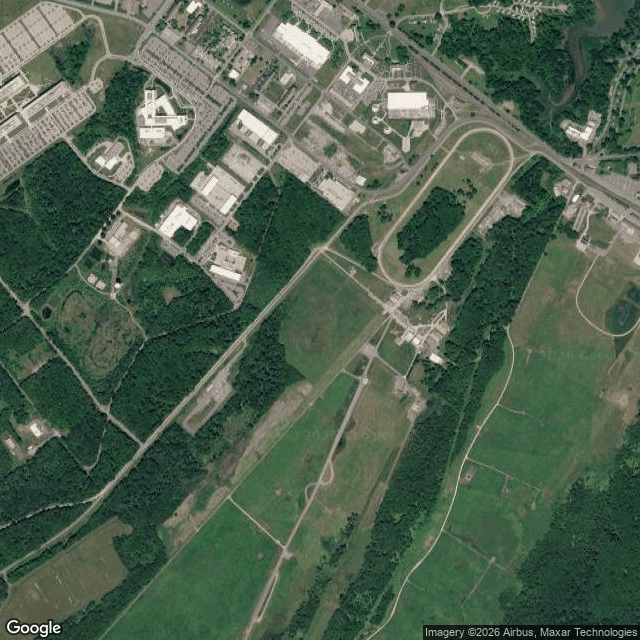 Current Google Satellite Image of Aberdeen Proving Ground, Maryland