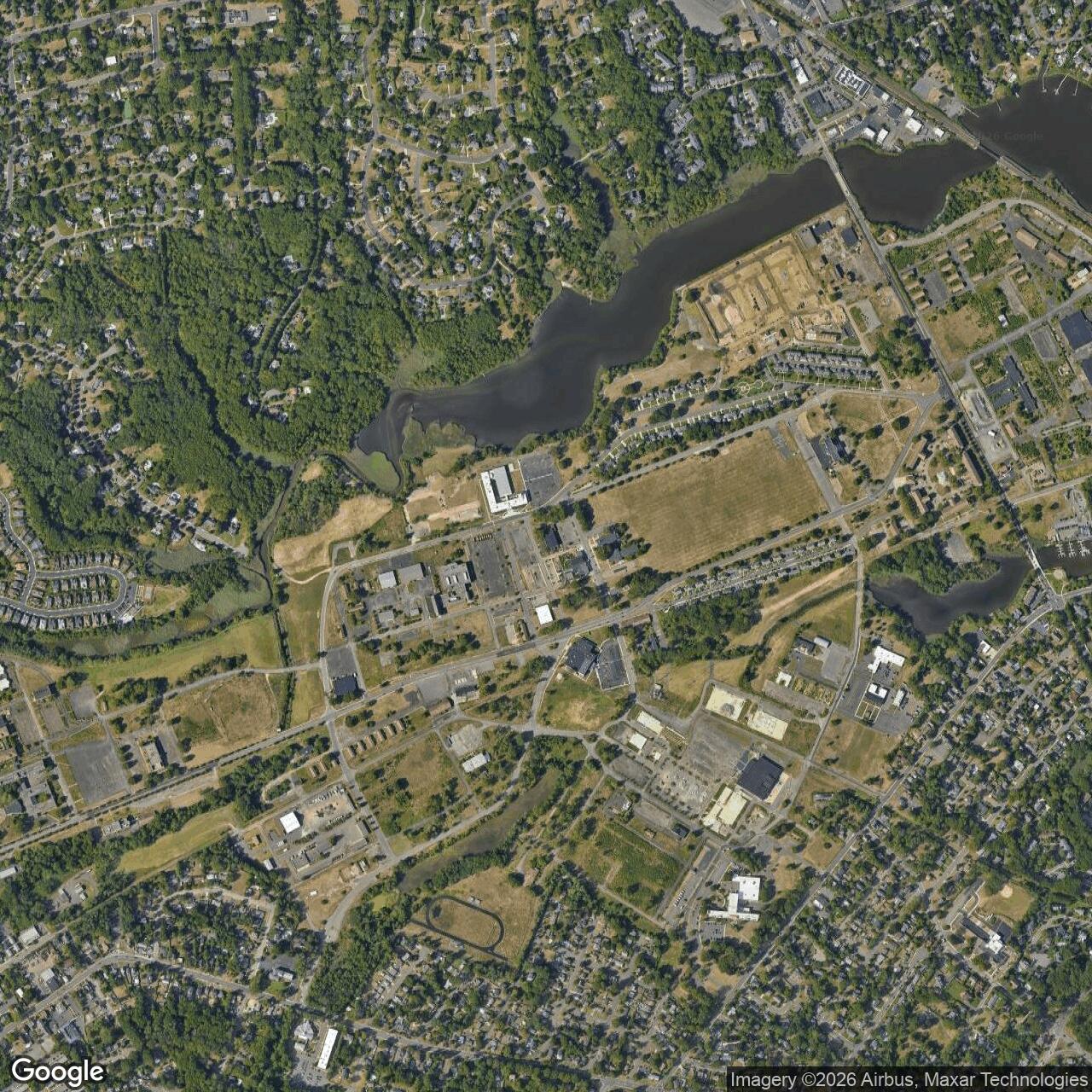 Current Google Satellite Image of Fort Monmouth, New Jersey