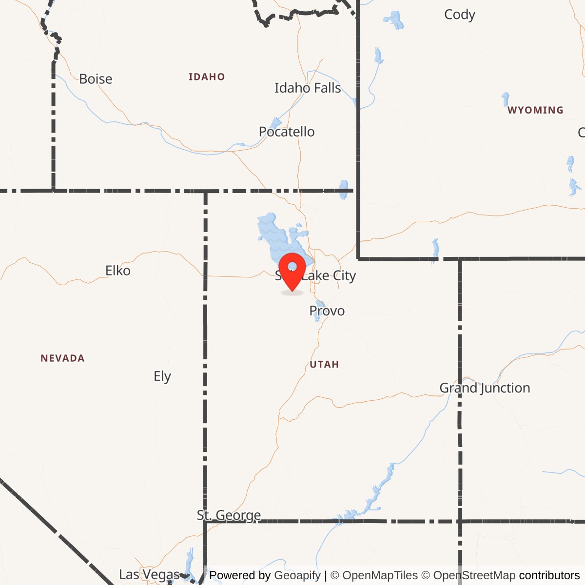 Map showing location of Tooele Army Depot, Utah