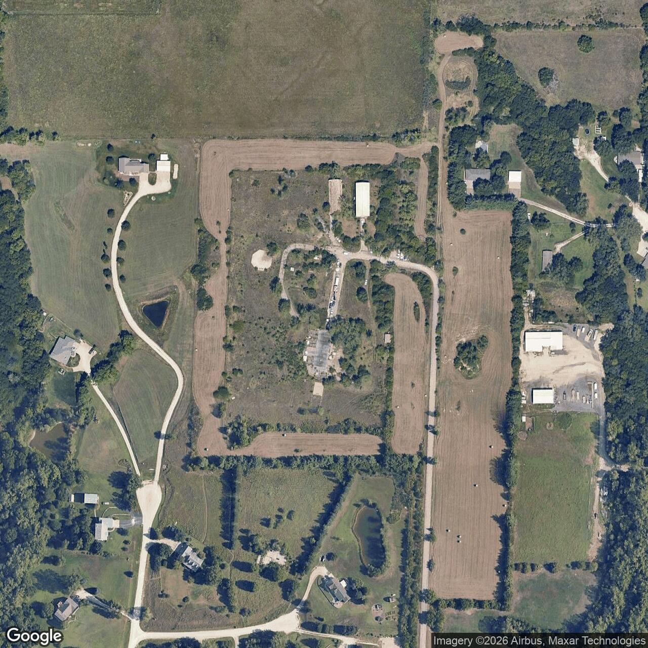 Current Google Satellite Image of Atlas E Site 548-7, Kansas