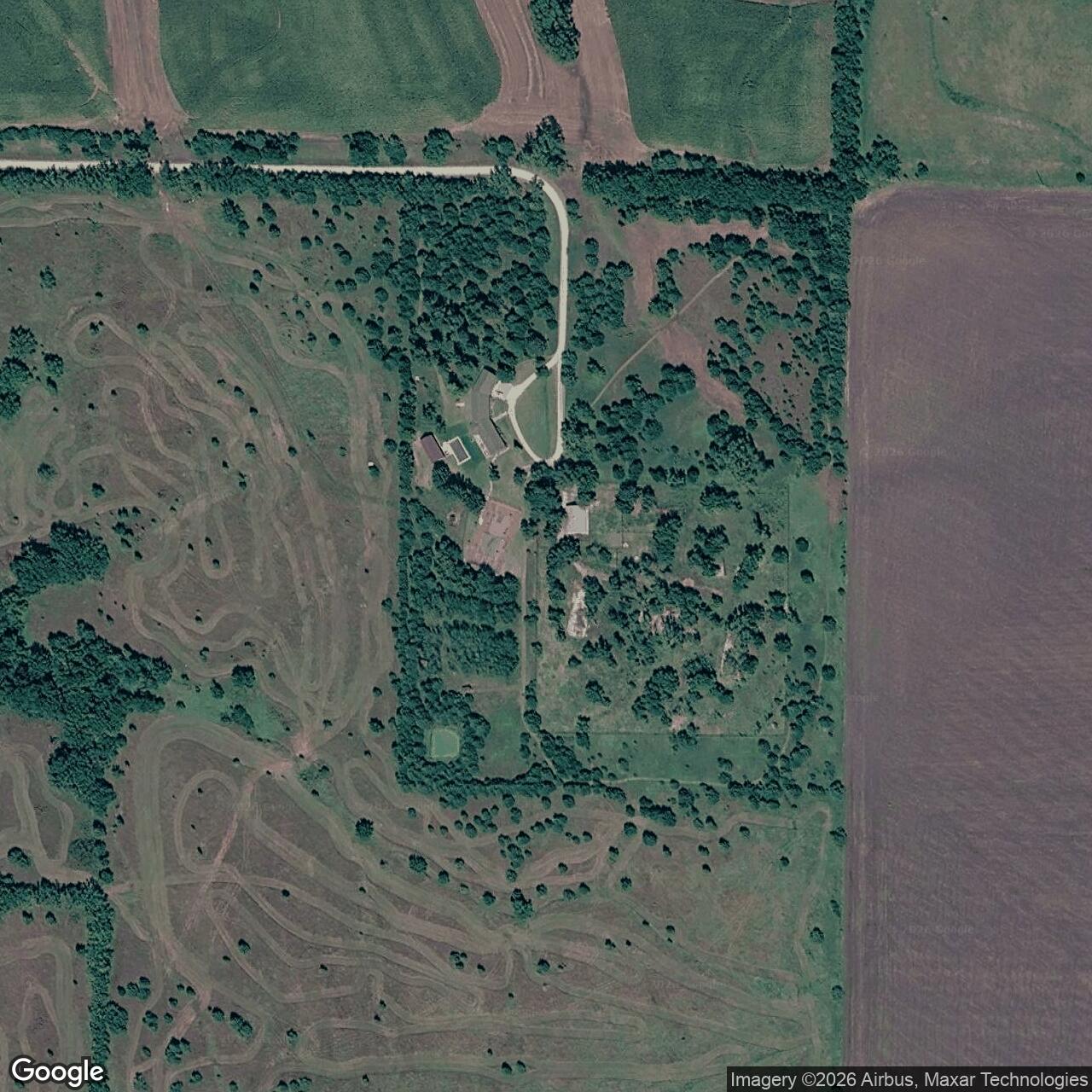 Current Google Satellite Image of Atlas F Site 550-5, Kansas