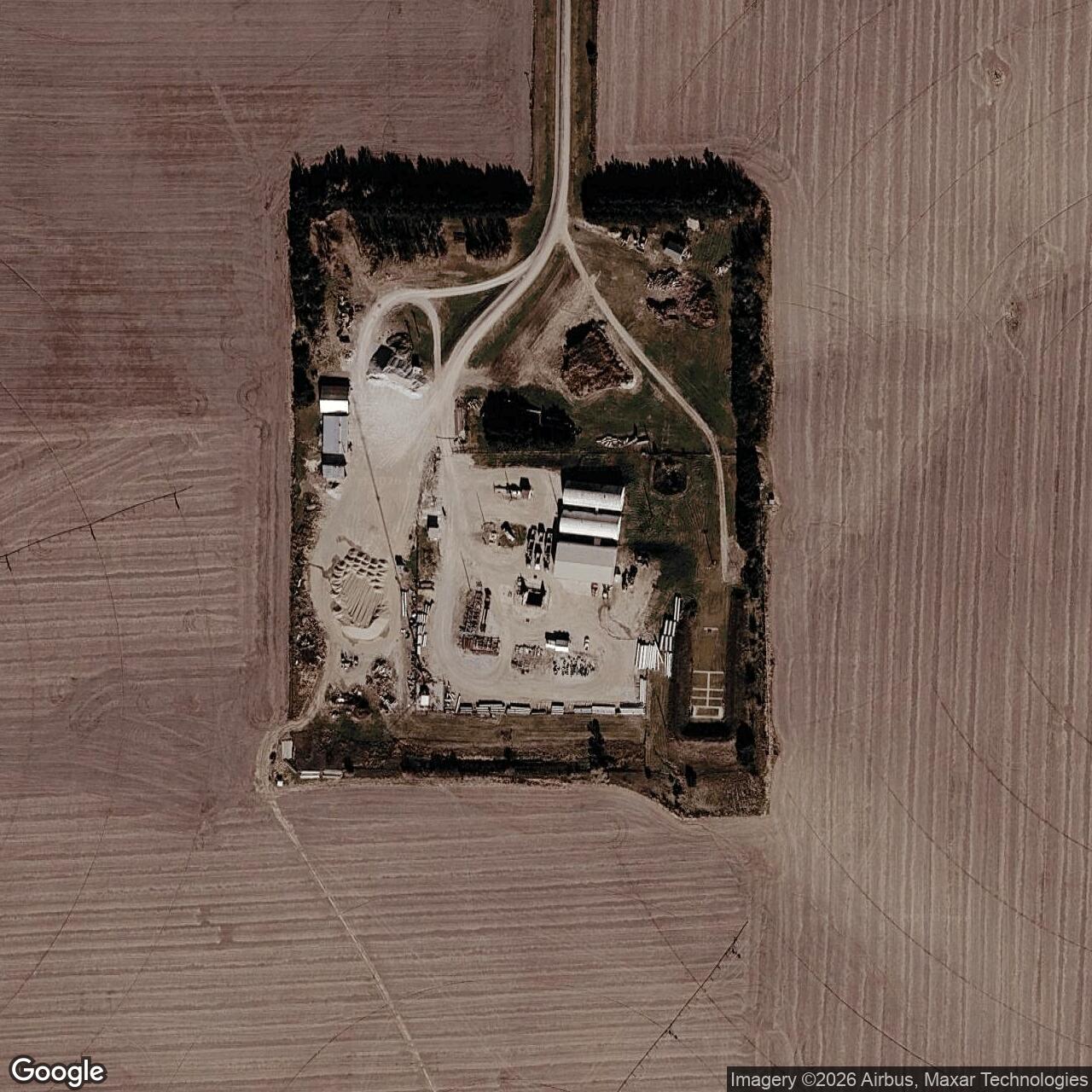 Current Google Satellite Image of Atlas F Site 551-11, Nebraska