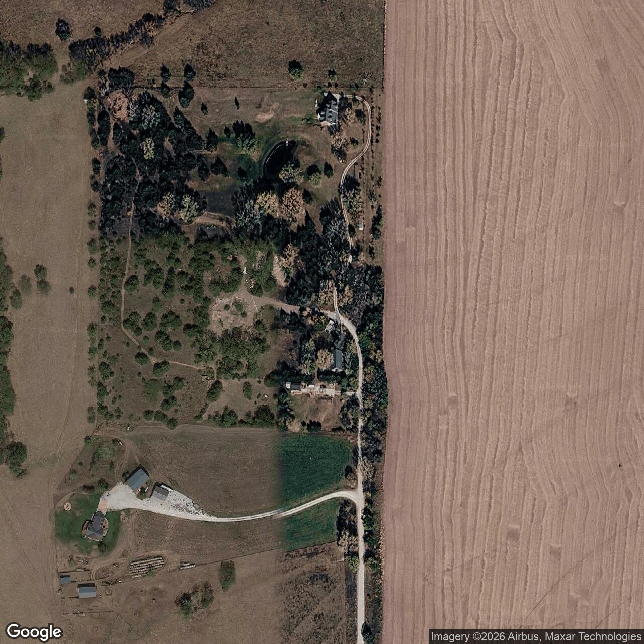 Current Google Satellite Image of Atlas F Site 551-7, Nebraska