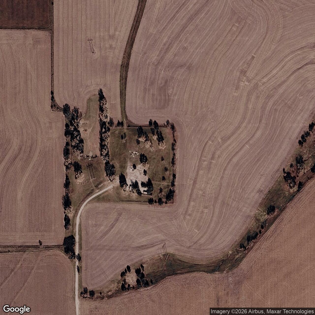 Current Google Satellite Image of Atlas F Site 551-8, Nebraska