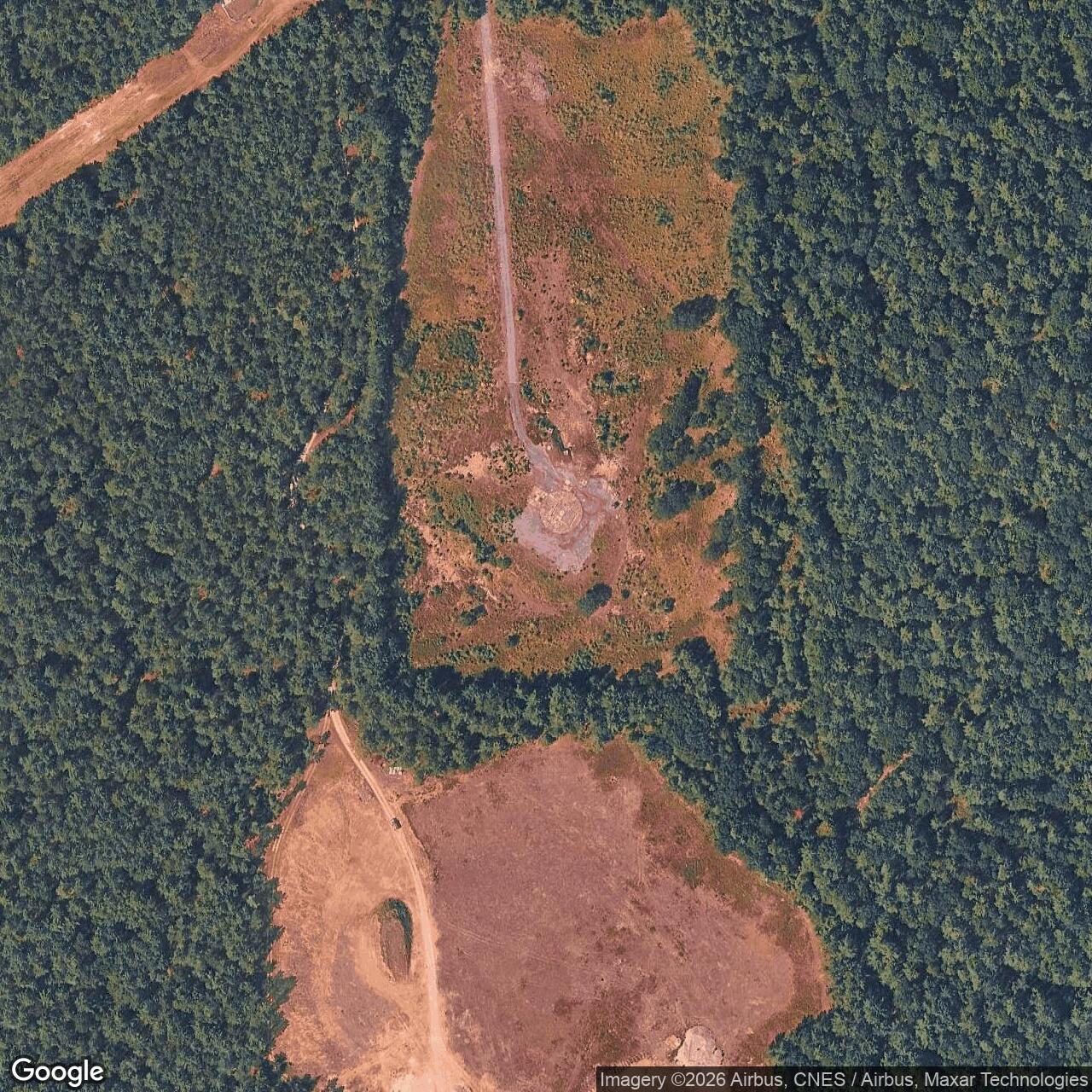 Current Google Satellite Image of Atlas F Site 556-6, New York