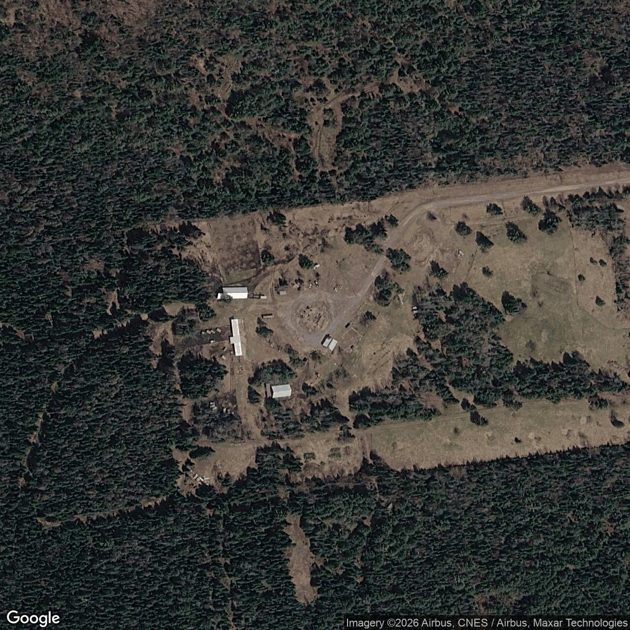 Current Google Satellite Image of Atlas F Site 556-7, New York