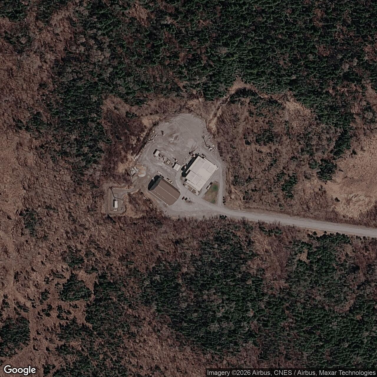 Current Google Satellite Image of Atlas F Site 556-9, New York