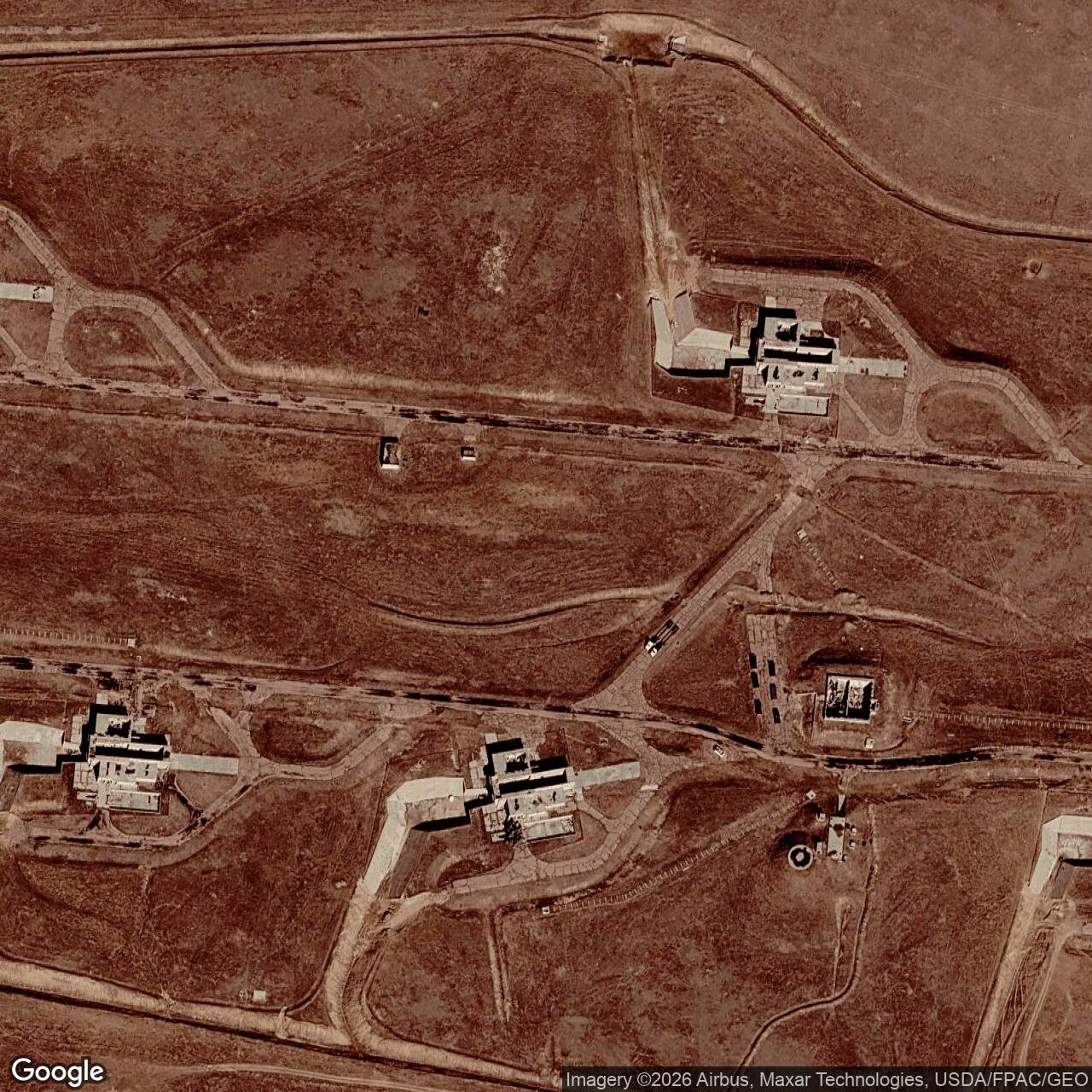Current Google Satellite Image of Atlas D Site 564-A, Wyoming