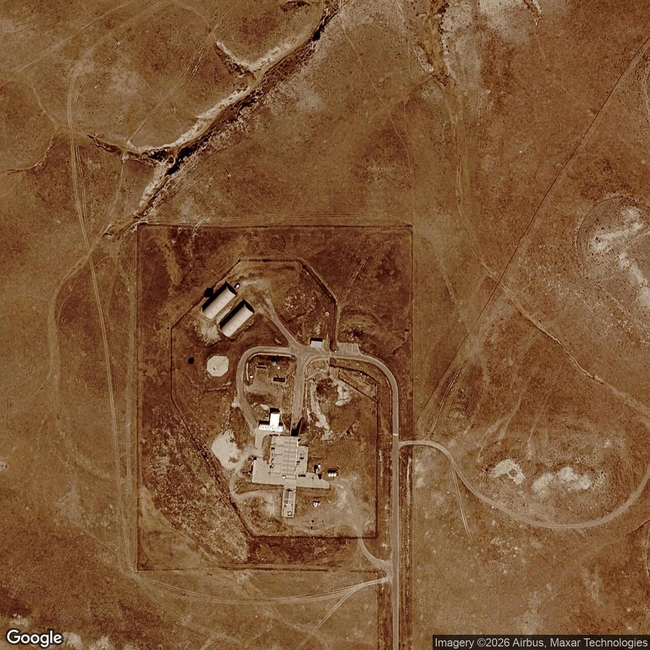 Current Google Satellite Image of Atlas E Site 566-4, Nebraska
