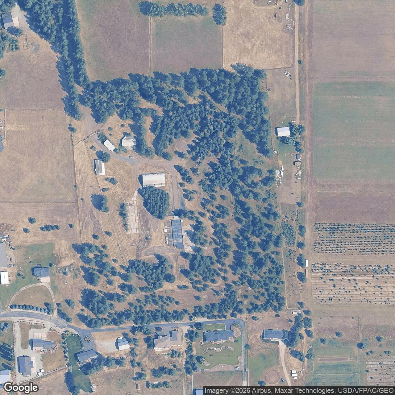 Current Google Satellite Image of Atlas E Site 567-2, Washington