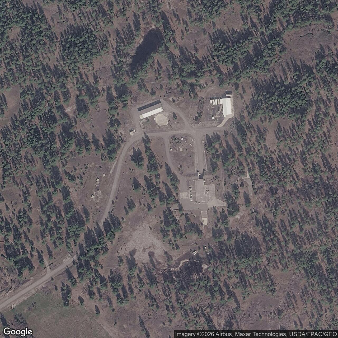 Current Google Satellite Image of Atlas E Site 567-9, Washington