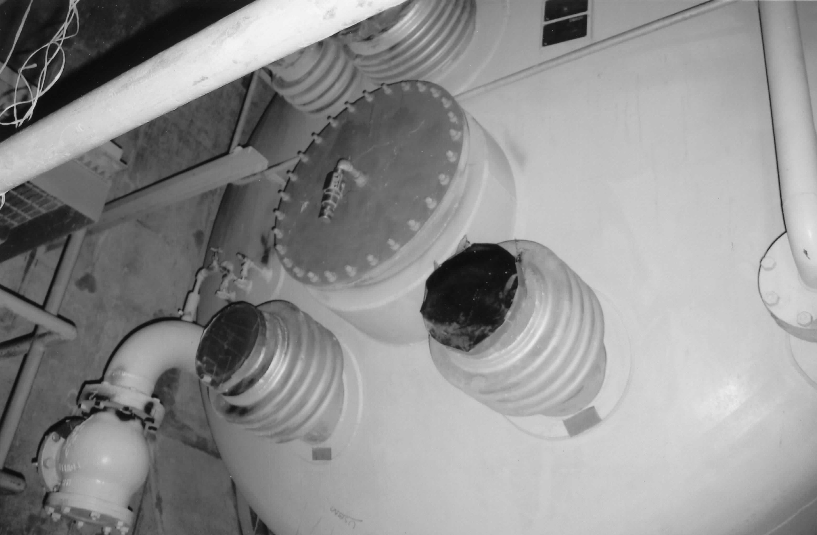 Original liquid oxygen fuel tank in the Upper Missile Bay (2006)