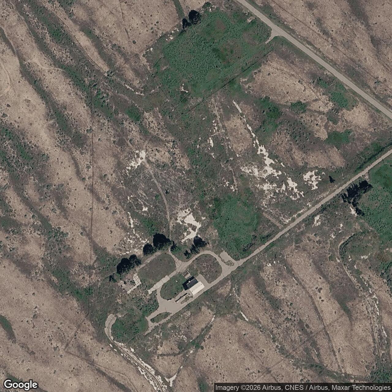 Current Google Satellite Image of Atlas D Site 576-B, California
