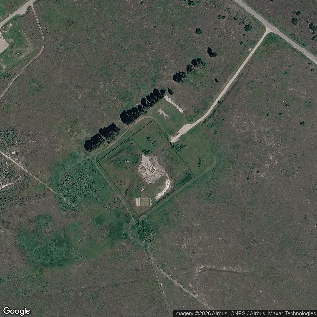 Current Google Satellite Image of Atlas F Site 576-D, California