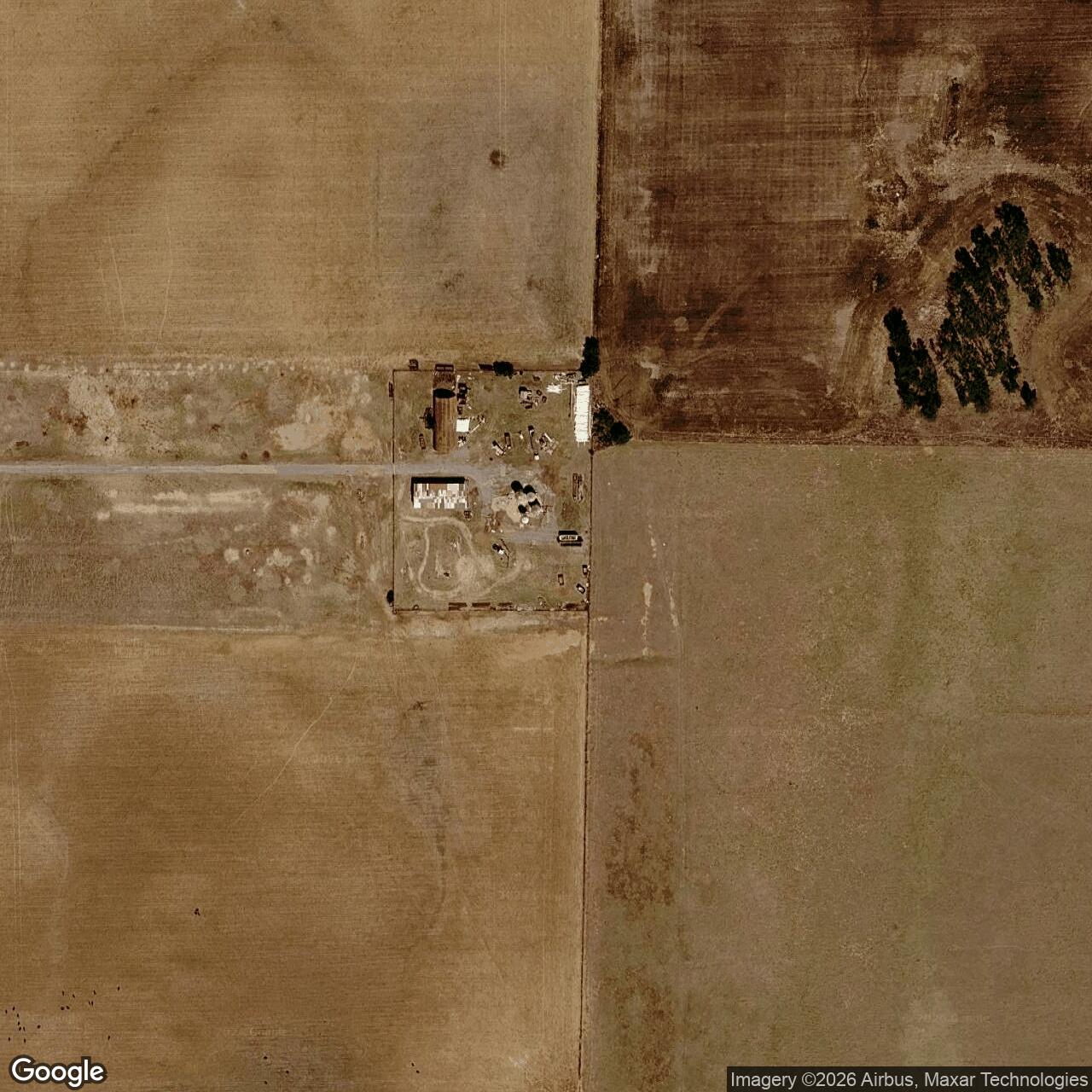 Current Google Satellite Image of Atlas F Site 577-11, Oklahoma