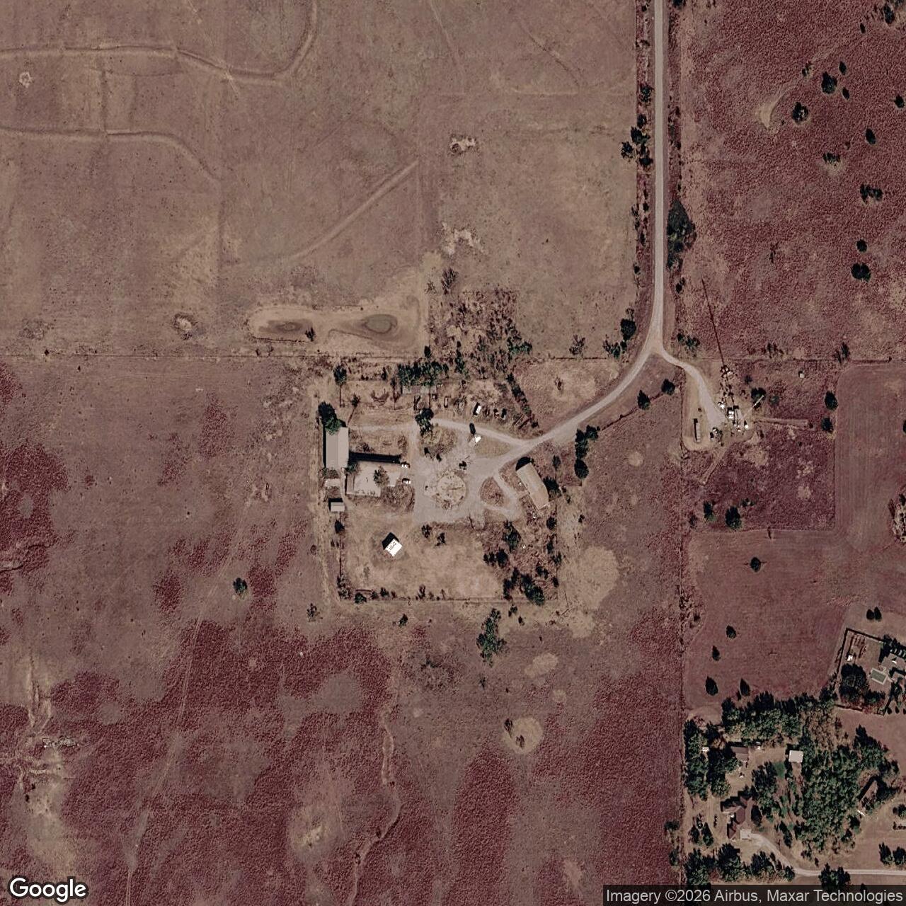 Current Google Satellite Image of Atlas F Site 577-4, Oklahoma