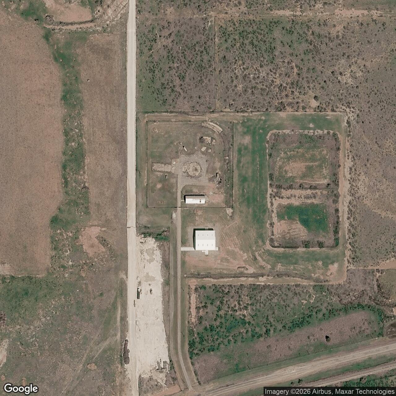 Current Google Satellite Image of Atlas F Site 577-8, Oklahoma