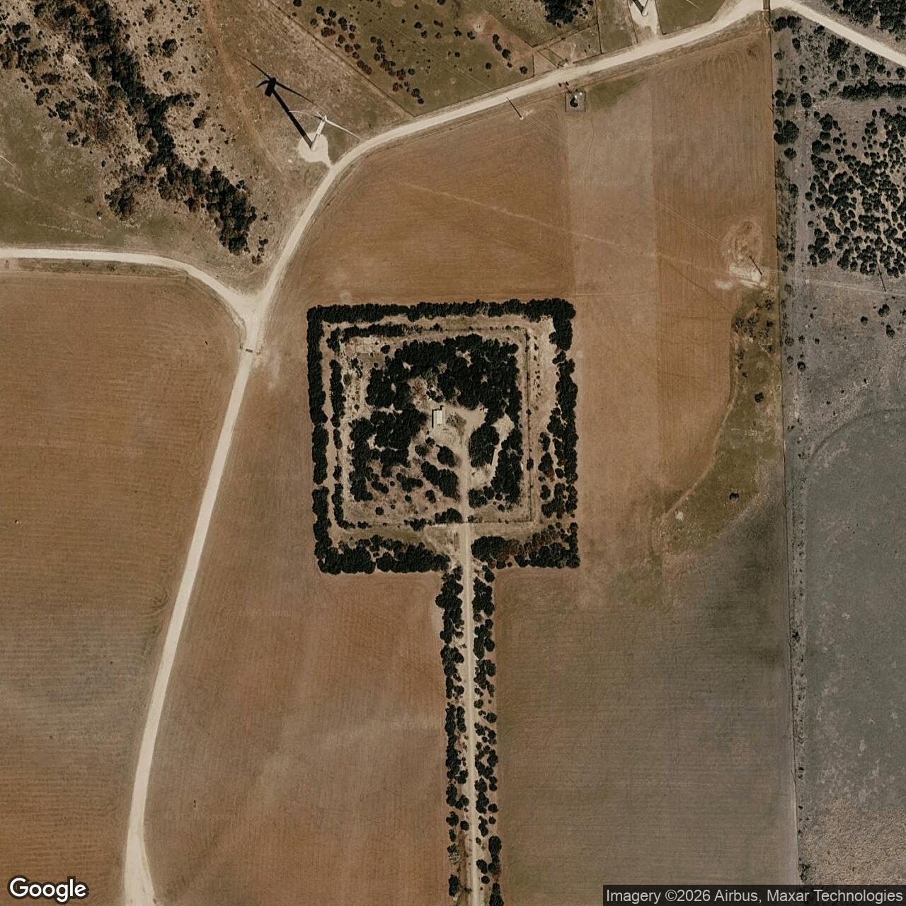 Current Google Satellite Image of Atlas F Site 578-10, Texas