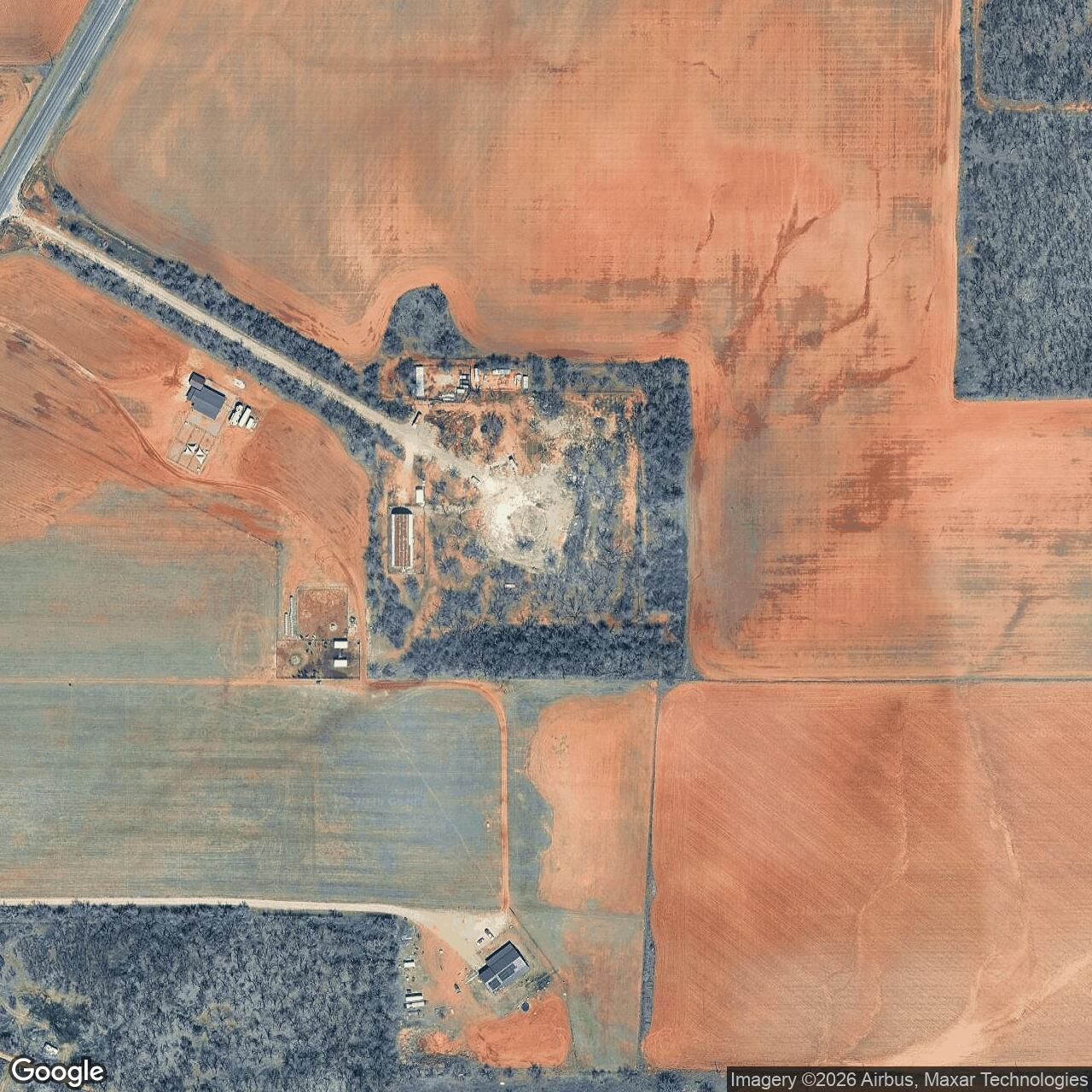 Current Google Satellite Image of Atlas F Site 578-11, Texas