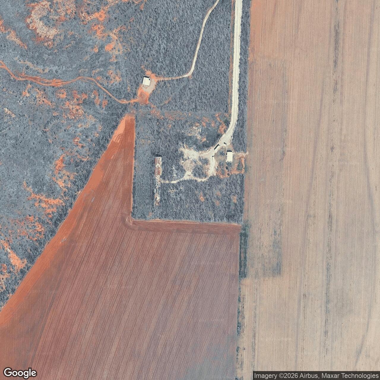 Current Google Satellite Image of Atlas F Site 578-12, Texas