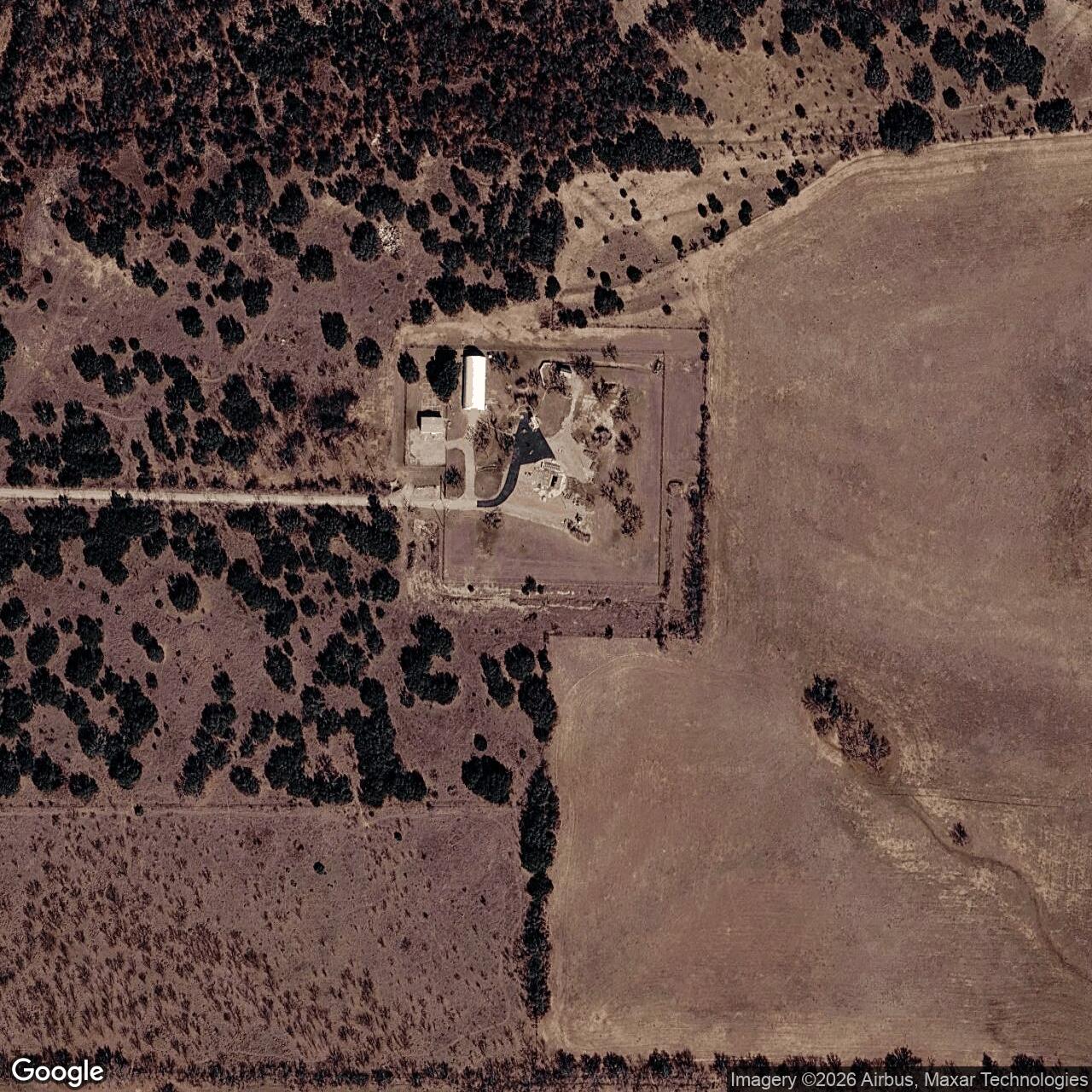 Current Google Satellite Image of Atlas F Site 578-5, Texas