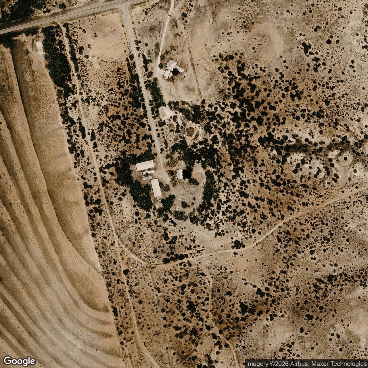 Current Google Satellite Image of Atlas F Site 578-8, Texas