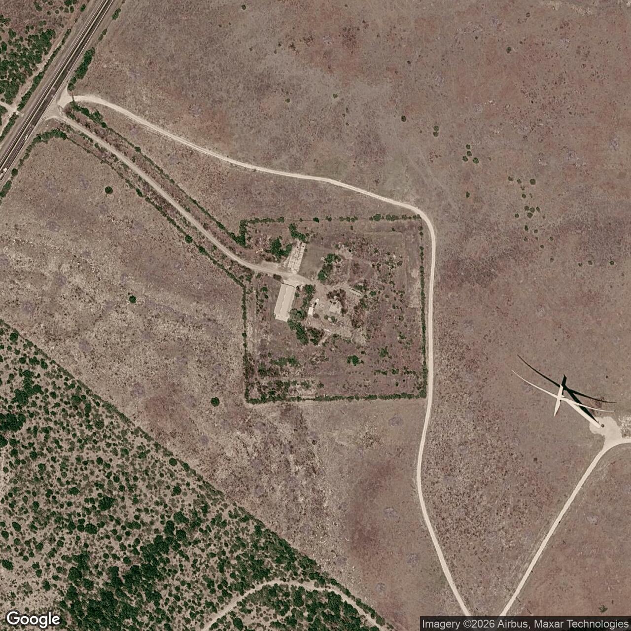 Current Google Satellite Image of Atlas F Site 578-9, Texas