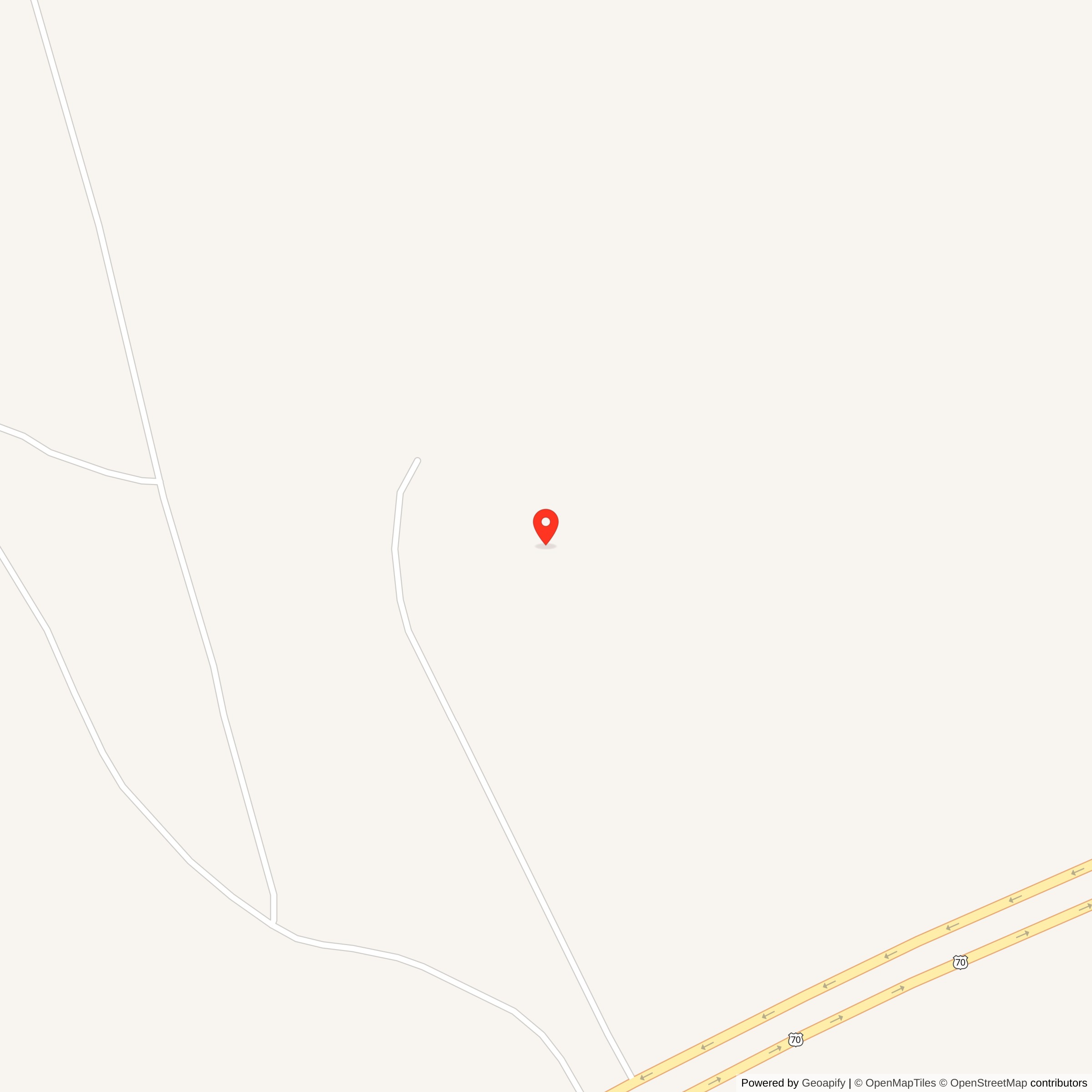 Map showing location of Atlas F Site 579-1, New Mexico