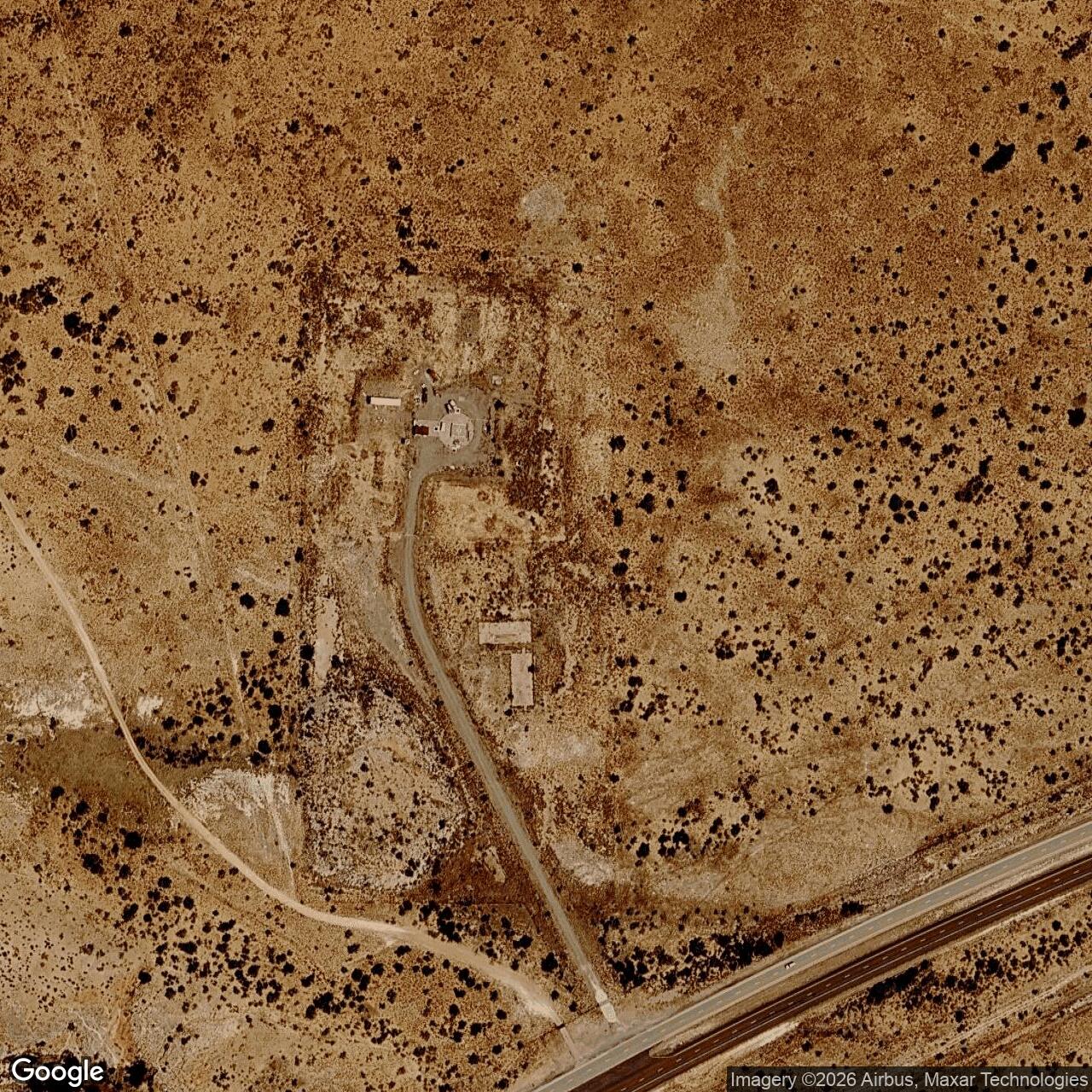 Current Google Satellite Image of Atlas F Site 579-1, New Mexico