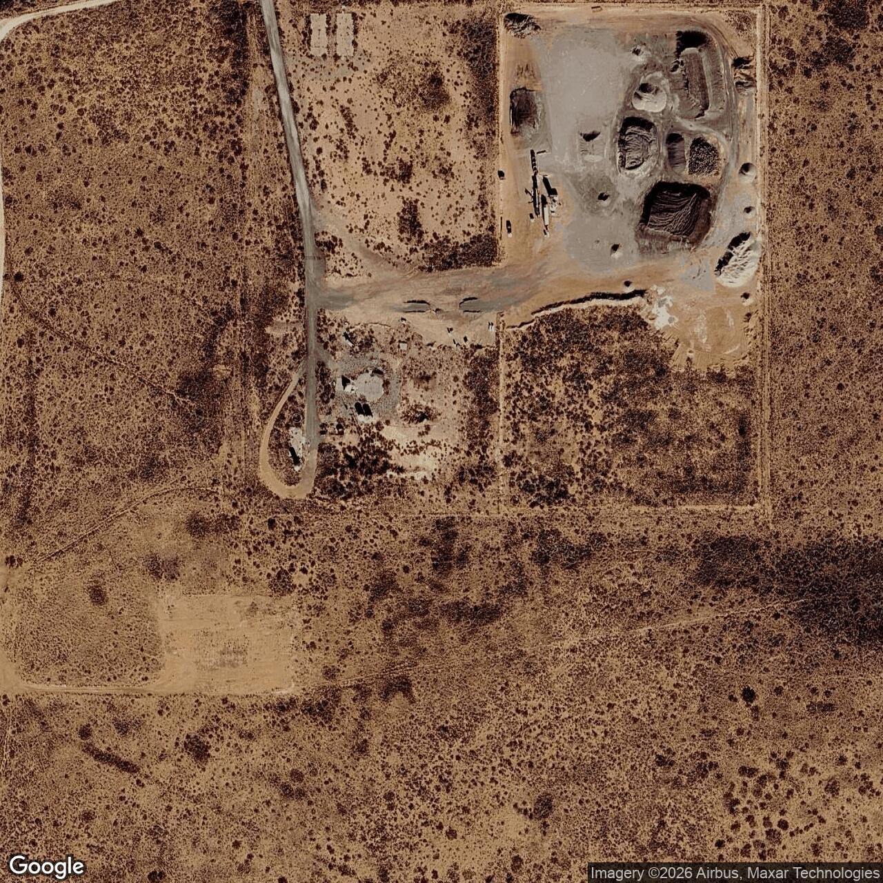 Current Google Satellite Image of Atlas F Site 579-2, New Mexico